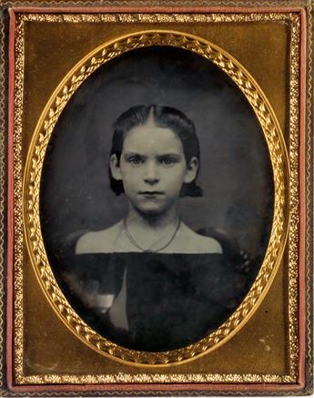 (CREDITED PHOTOGRAPHERS) Group of 12 daguerreotypes by identified photographers.